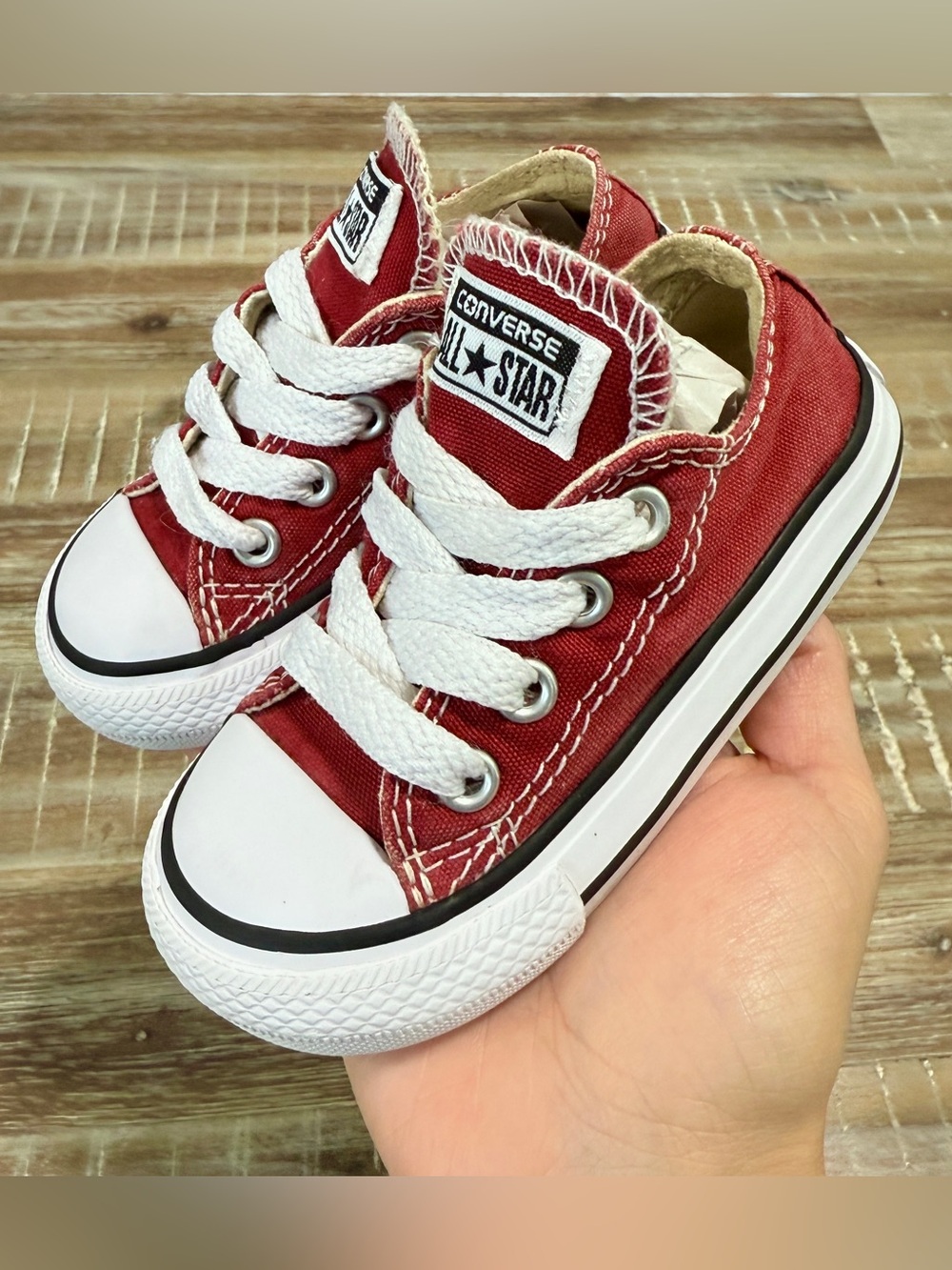 Converse Toddler Burgundy Sneakers